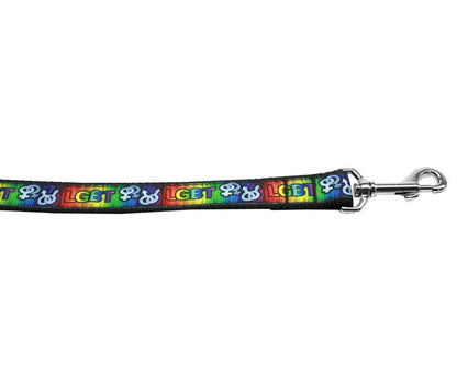 Collar o correa de nailon para perros y gatos, "LGBT"