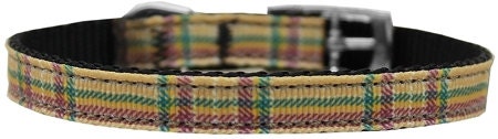 Pet Dog & Cat Nylon Collar or Leash, "Plaids"