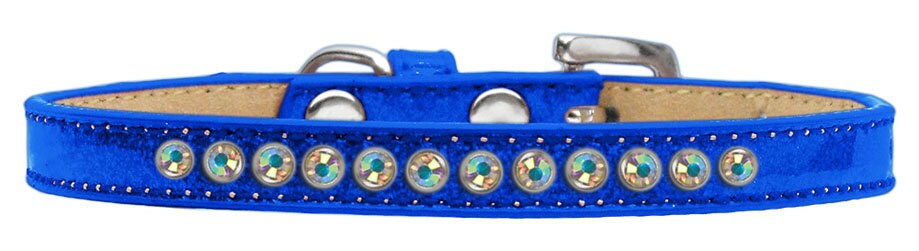 Collar para perros, cachorros y mascotas con diseño de helado, con aros de cristal Aurora Borealis