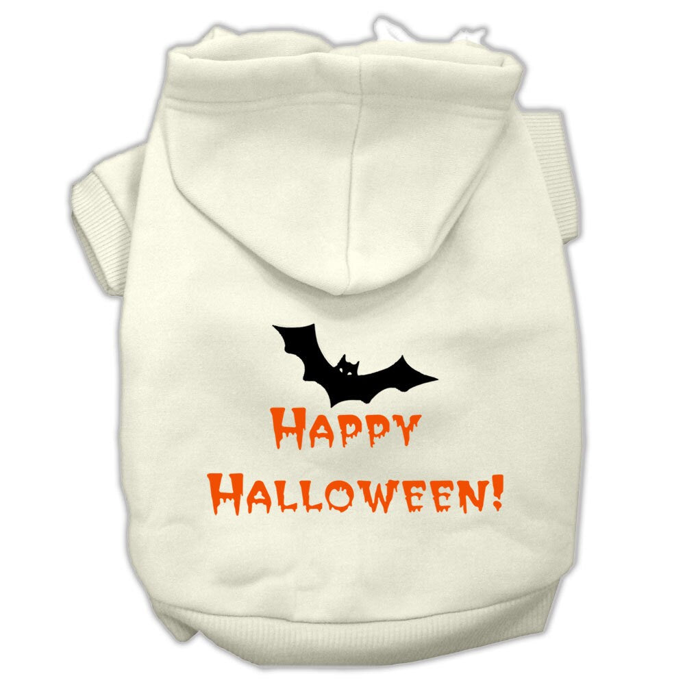 Halloween Pet, Dog & Cat Hoodie Screen Printed, "Happy Halloween"