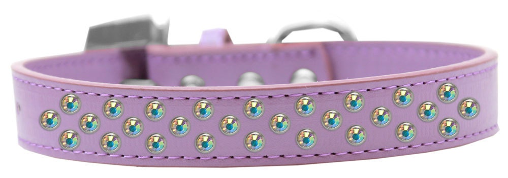 Collar de moda para perros, cachorros y mascotas, "Aurora Borealis Crystal Rimsets Sprinkles"