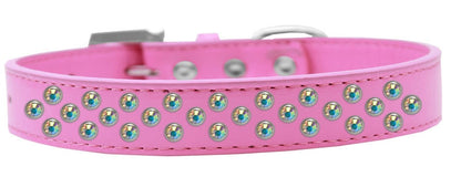 Collar de moda para perros, cachorros y mascotas, "Aurora Borealis Crystal Rimsets Sprinkles"