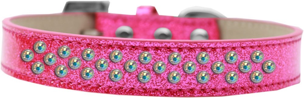 Collar con diseño de helado para perros, cachorros y mascotas, "Aurora Borealis Crystal Rimsets Sprinkles"