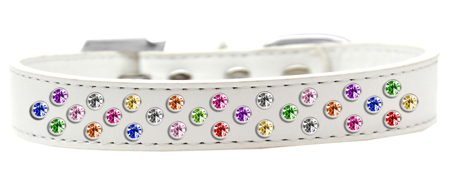 Collar de moda para perros, cachorros y mascotas, "Confetti Crystal Rimsets Sprinkles"