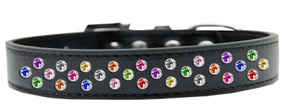 Collar de moda para perros, cachorros y mascotas, "Confetti Crystal Rimsets Sprinkles"