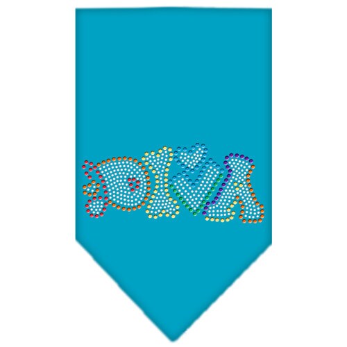 Pet and Dog Bandana Rhinestone, "Technicolor Diva"